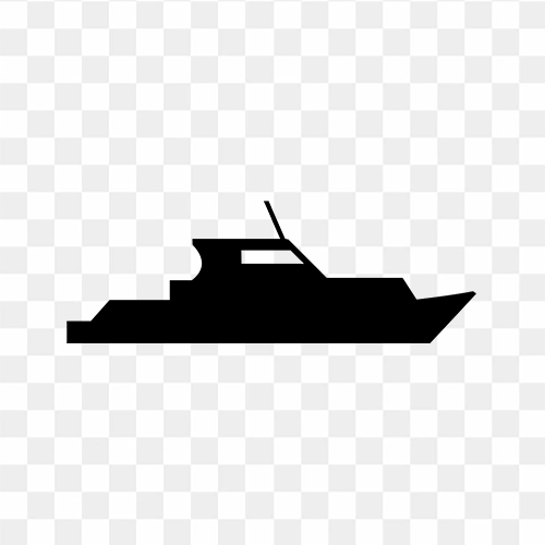Ship icon silhouette png download
